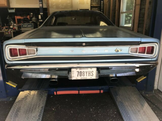1968 Light Metallic Blue Dodge Coronet Coupe
