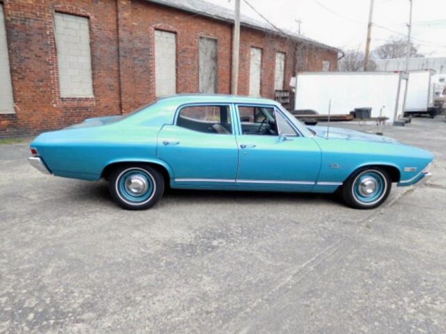 1968 Teal Chevrolet Chevelle Sedan