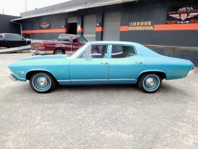 1968 Teal Chevrolet Chevelle Sedan