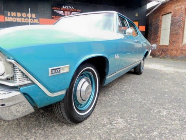 1968 Teal Chevrolet Chevelle Sedan