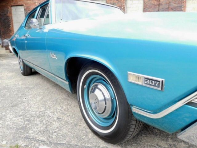 1968 Teal Chevrolet Chevelle Sedan