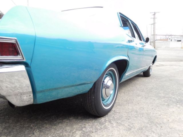 1968 Teal Chevrolet Chevelle Sedan
