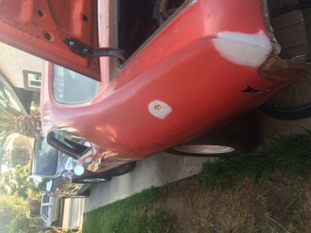 1968 Red Pontiac Tempest