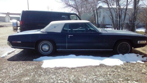 1968 White Ford Thunderbird