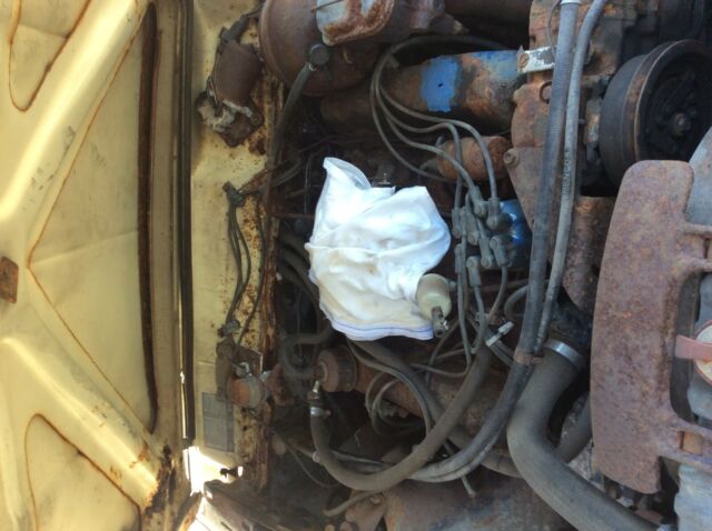 1968 Yellow Ford Torino Convertible