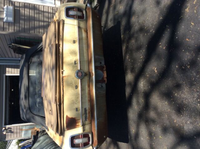 1968 Yellow Ford Torino Convertible