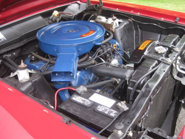 1968 Red Ford Torino Convertible