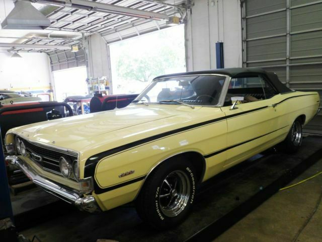 1968 Red Ford Torino Convertible