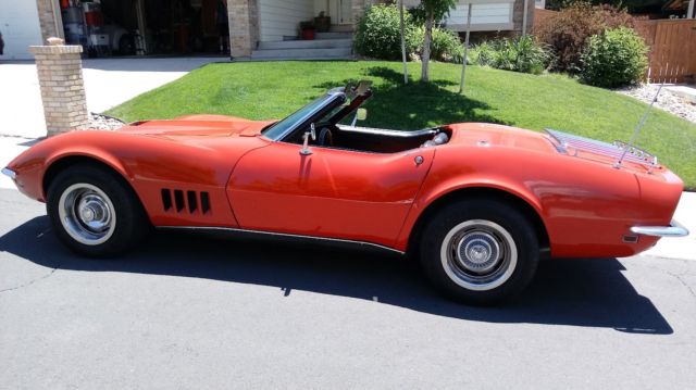 1968 TORCH RED Chevrolet Corvette Convertible
