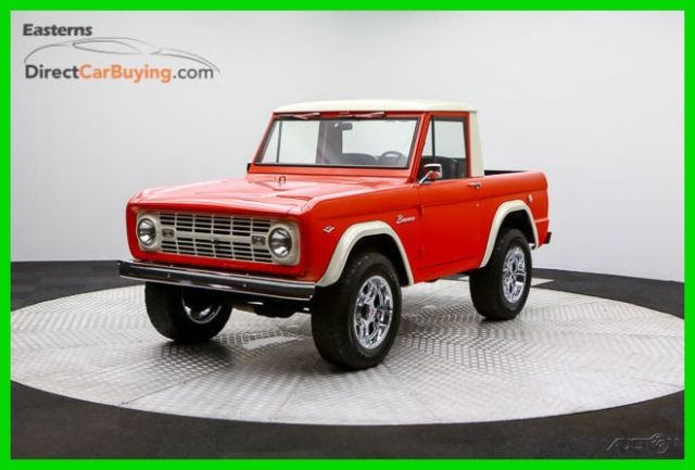 1968 Orange Ford Bronco Pickup Truck
