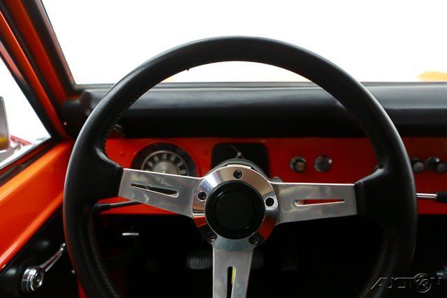 1968 Orange Ford Bronco Pickup Truck