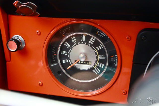 1968 Orange Ford Bronco Pickup Truck