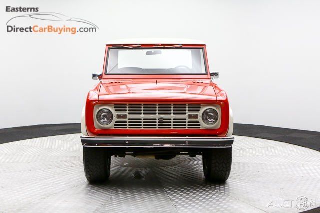 1968 Orange Ford Bronco Pickup Truck