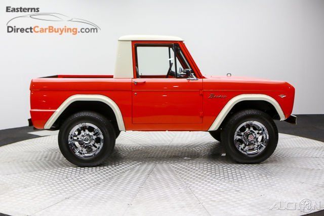 1968 Orange Ford Bronco Pickup Truck