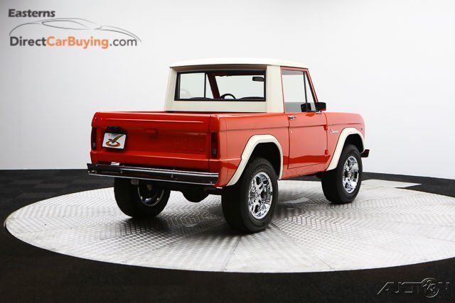1968 Orange Ford Bronco Pickup Truck