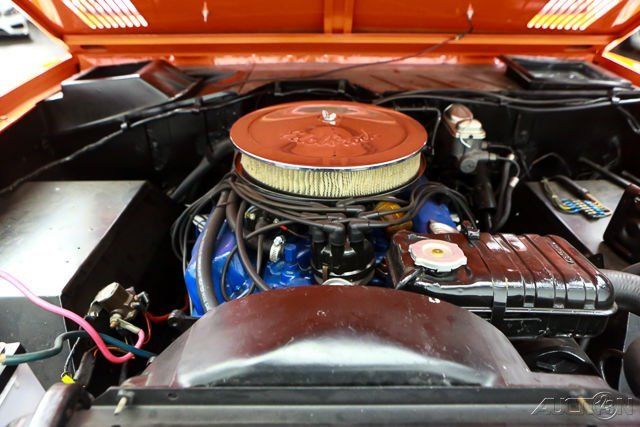 1968 Orange Ford Bronco Pickup Truck