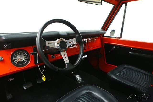 1968 Orange Ford Bronco Pickup Truck