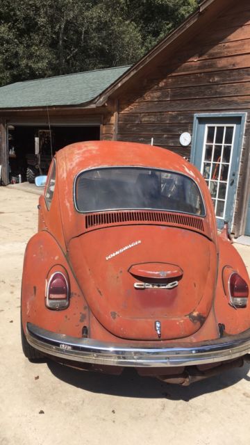 1968 Red Volkswagen Beetle - Classic Coupe