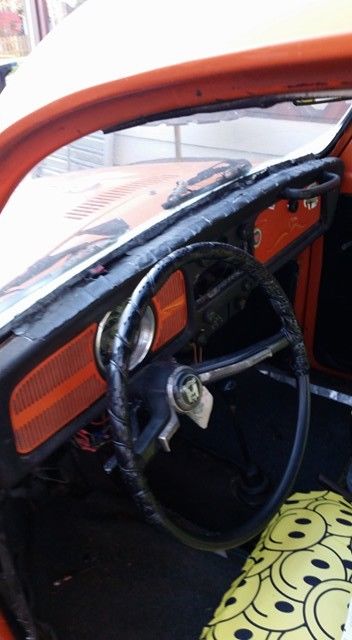 1968 Orange Volkswagen Beetle - Classic