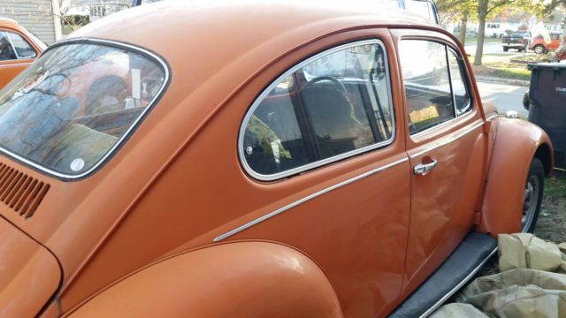 1968 Orange Volkswagen Beetle - Classic