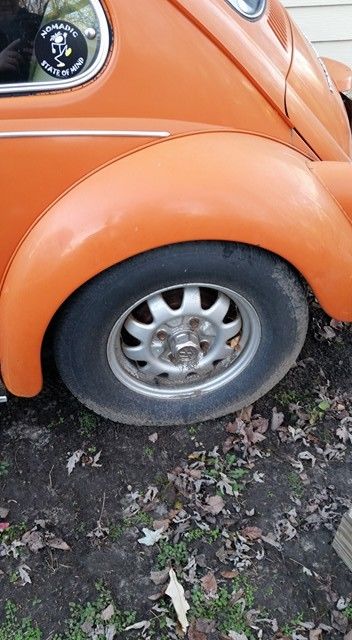 1968 Orange Volkswagen Beetle - Classic