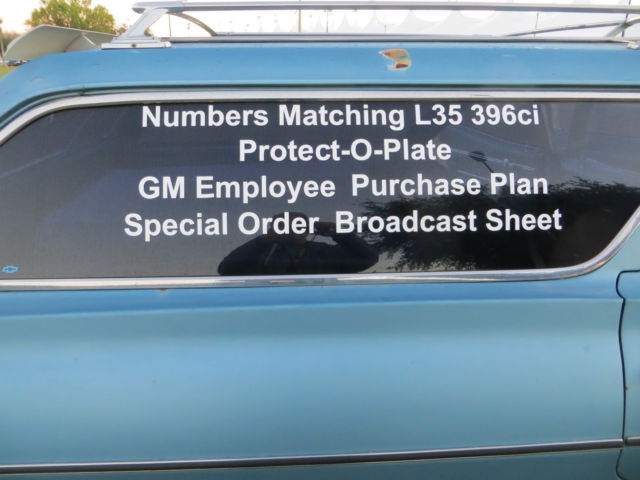 1968 Blue Chevrolet Impala Wagon