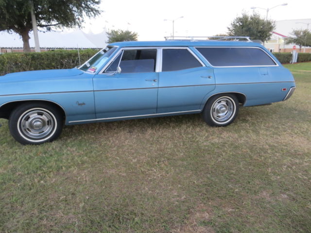 1968 Blue Chevrolet Impala Wagon