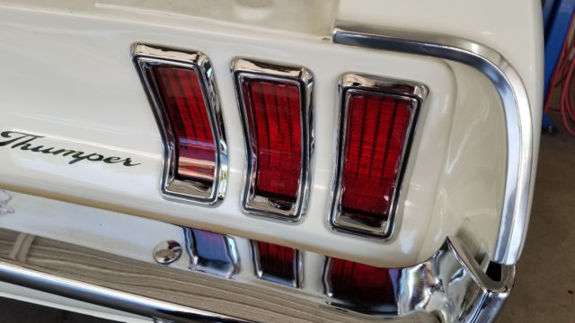 1968 Wimbledon White Ford Mustang Coupe