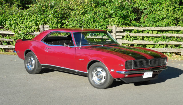 1968 Red Chevrolet Camaro Coupe