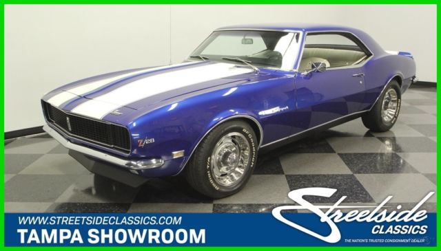 1968 Blue Chevrolet Camaro