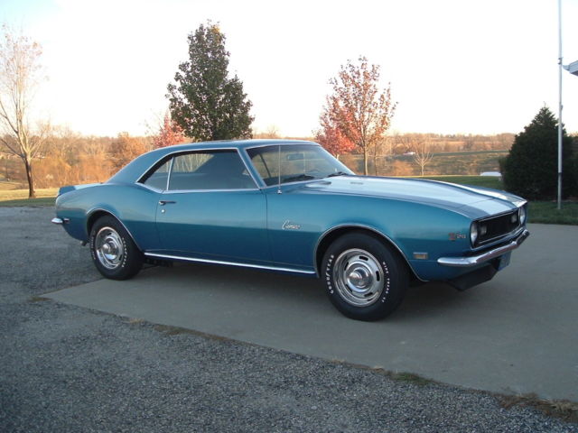 1968 Blue/White Chevrolet Camaro