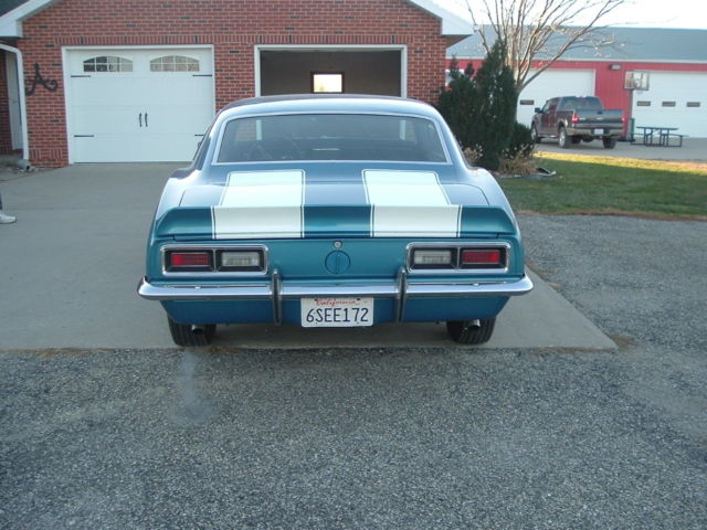1968 Blue/White Chevrolet Camaro