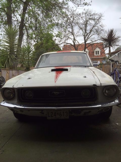 1968 Gold Ford Mustang Coupe