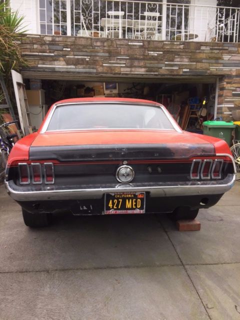 1968 Gold Ford Mustang Coupe