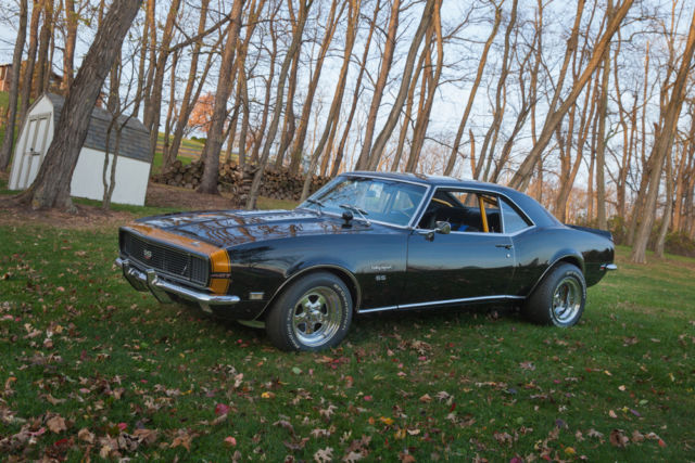 1968 Black Chevrolet Camaro RS/SS