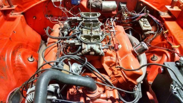 1969 Orange Dodge Coronet Sedan