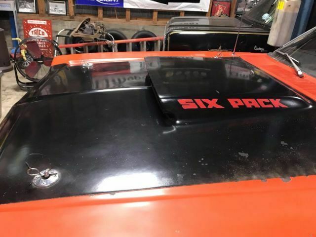 1969 Orange Dodge Coronet Sedan