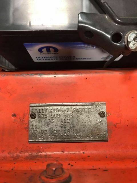 1969 Orange Dodge Coronet Sedan