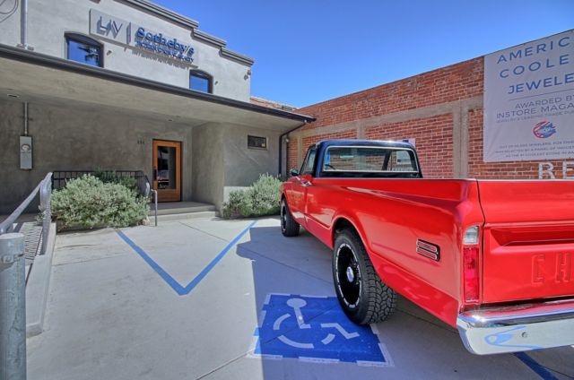 1972 Red and Black Chevrolet C-10 Standard Cab Pickup