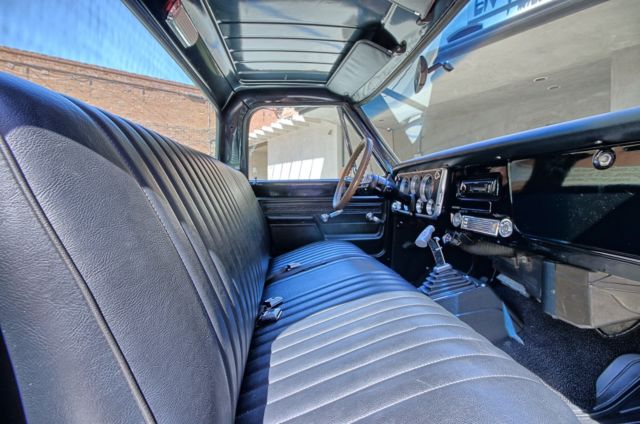 1972 Red and Black Chevrolet C-10 Standard Cab Pickup