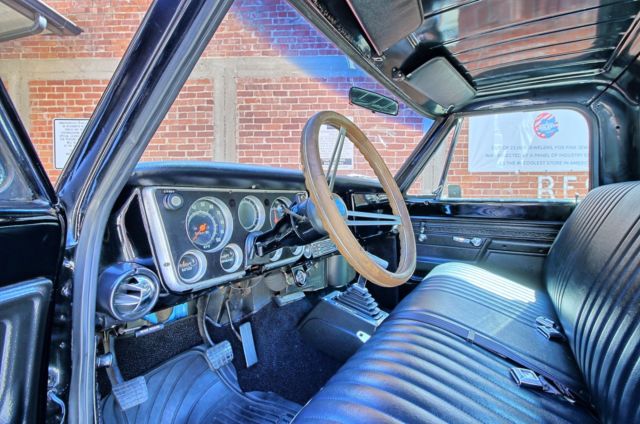1972 Red and Black Chevrolet C-10 Standard Cab Pickup