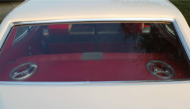 1969 White Chevrolet Impala Coupe