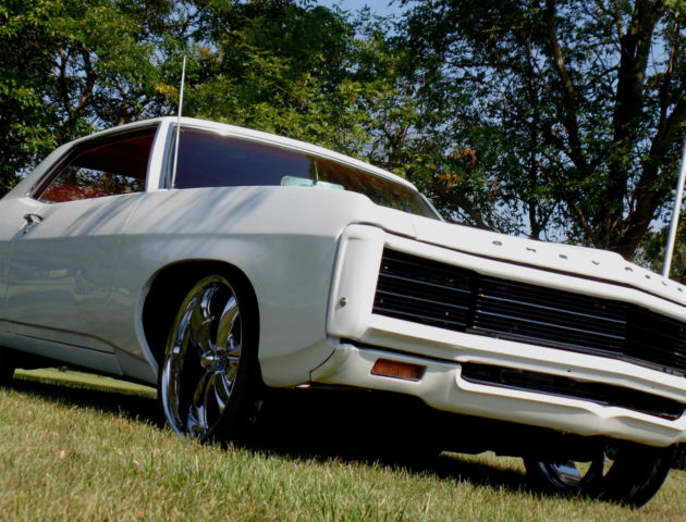 1969 White Chevrolet Impala Coupe