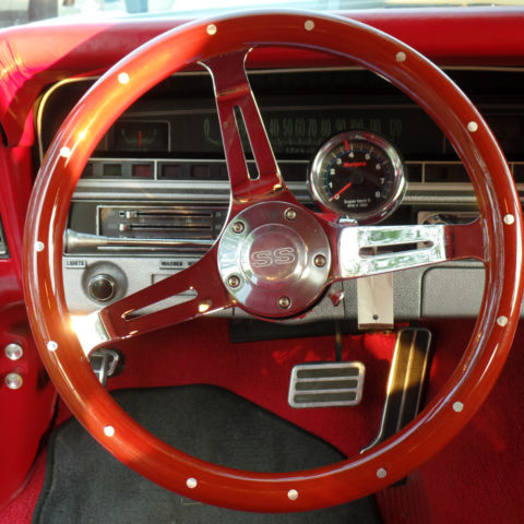 1969 White Chevrolet Impala Coupe