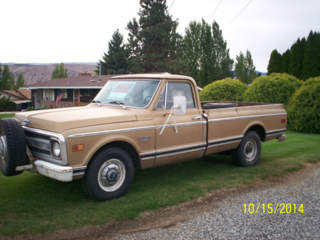 1969 Original: Gold with black metal trim Chevrolet Other Pickups Standard Cab Pickup