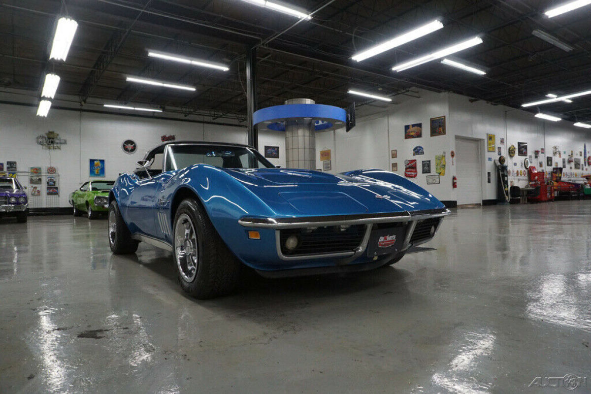 1969 Blue Chevrolet Corvette