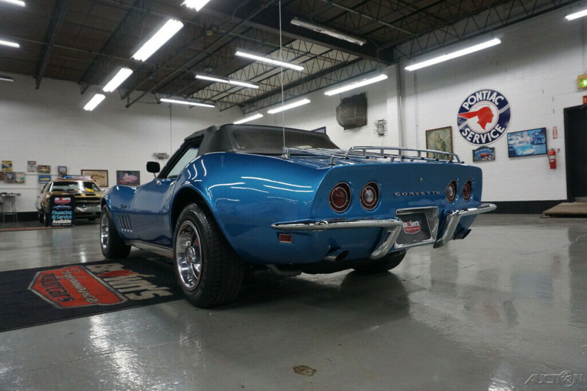 1969 Blue Chevrolet Corvette