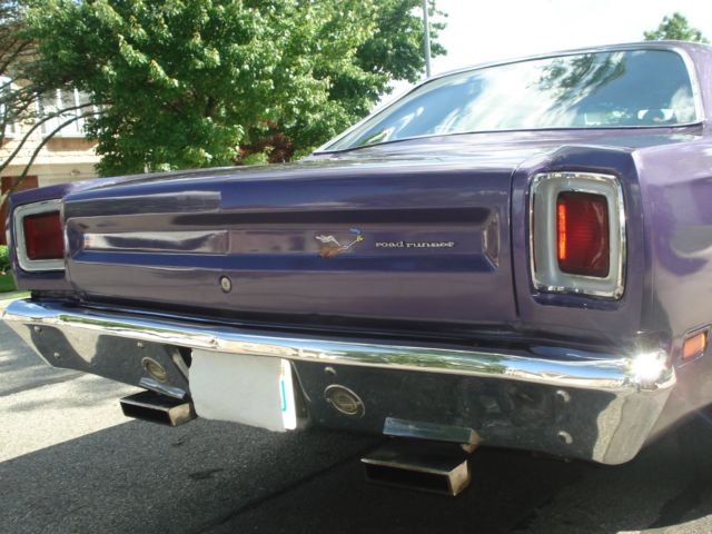 1969 plum Plymouth Road Runner Coupe
