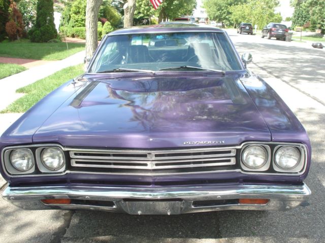 1969 plum Plymouth Road Runner Coupe