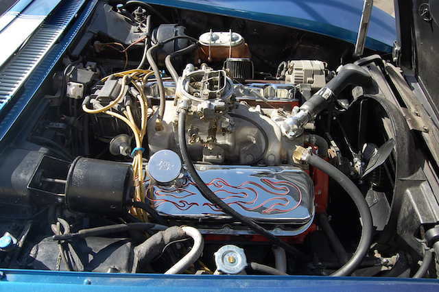 1969 Blue Chevrolet Corvette Coupe